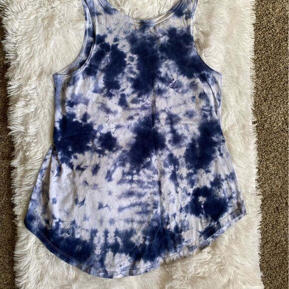 Simply Southern Tie Dye Anchor USA Tank Top Size Small - Picture 3 of 3